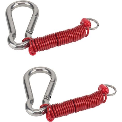 boucles de sécurité pour câble à ressort de remorque, câble de rupture Zip 4 pieds 80-01-2140 (rouge) (1/5)