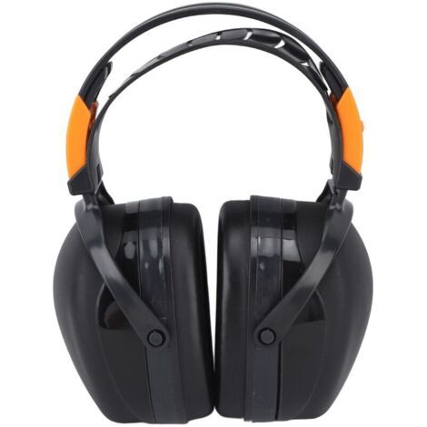Cache-Oreilles Antibruit Pliables, Protection Auditive Légère en ABS, Confort Doux pour Jardin, Tir et Tonte, Noir