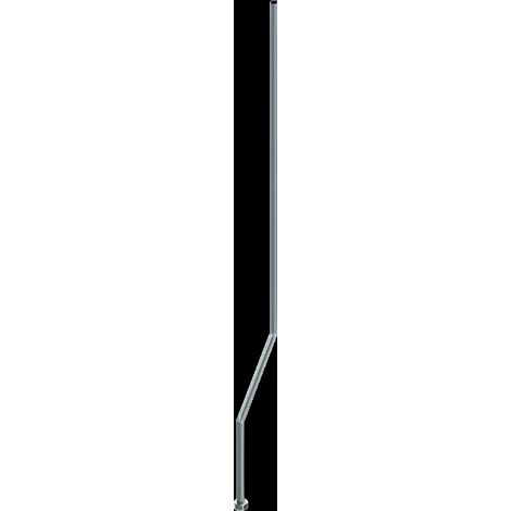 Tuyau de douche KWC, diamètre 18 mm, filetage mâle, longueur 1200 mm, déport 75 mm (1/2)