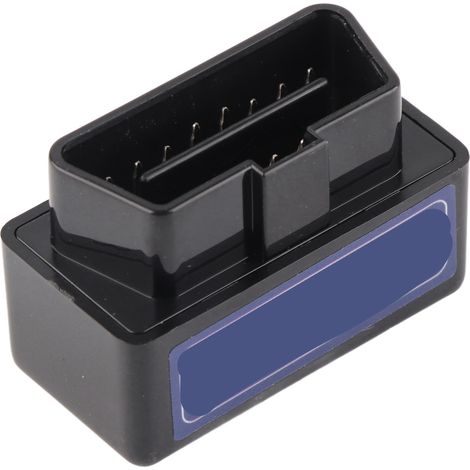 OBD2 WLAN ELM327 12V Kfz-Diagnoseadapter, Mini-Kfz-Scanner/Detektor für Android, Schwarz (1/5)