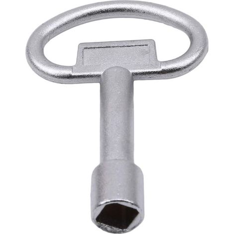 Universal key for key lock panel, square socket, triangle, cabinet, electrical train, electrical box (L, square) (1/2)