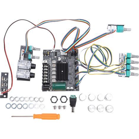 50W/100W Verstärkerplatine mit Bluetooth 2.0 und BT-, AUX- und USB-Eingangsmodulen für DIY-Lautsprecher. (1/5)
