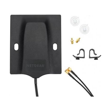 Antenna esterna NETGEAR 6000451 MIMO omnidirezionale piatta 2,5 dBi 5G/4G/3G TS-9/SMA Nero (1/4)