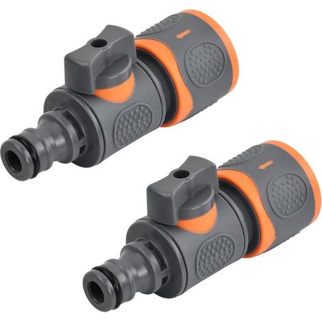 connettori per tubo da giardino, ugelli per rubinetto da giardino, valvola a connessione rapida (1/5)