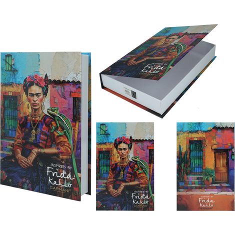 Carmani, Pappkarton/Imitationsbuch - Frida Kahlo (1/4)