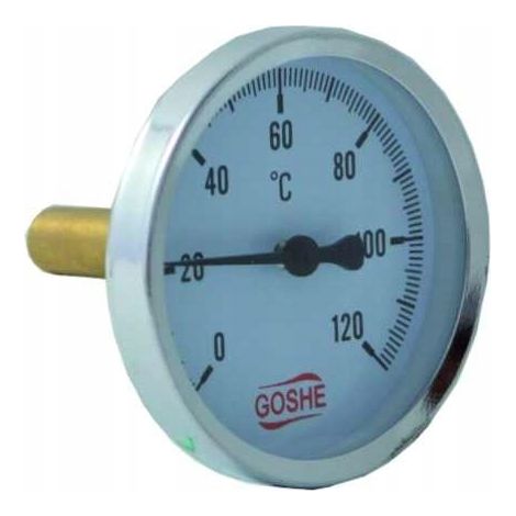 AXIAL-BIMETALLTHERMOMETER TB 100 0-120°C 1/2""