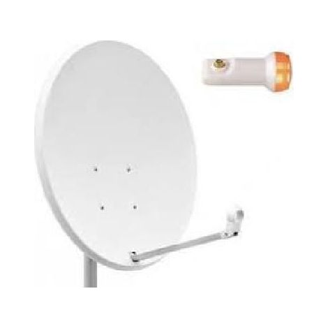 Parabole satellite - Golden Media - 65 cm - Acier - LNB Single - 0,1dB