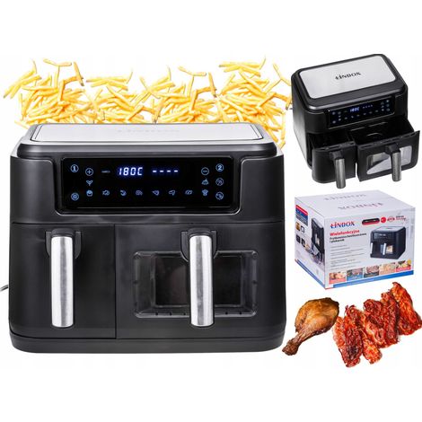 Freidora de aire con 2 cestas, 8 L/2500 W (1/5)