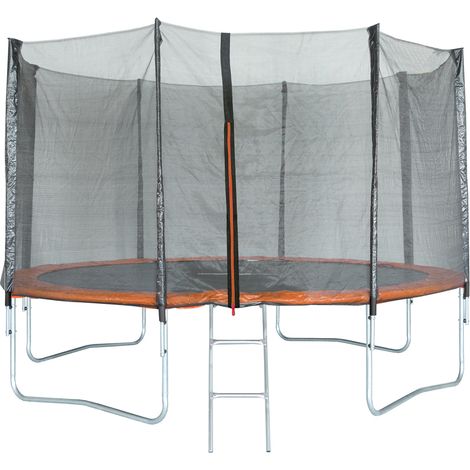 TRIGANO Trampoline avec filet de sécurité 366 cm (1/4)