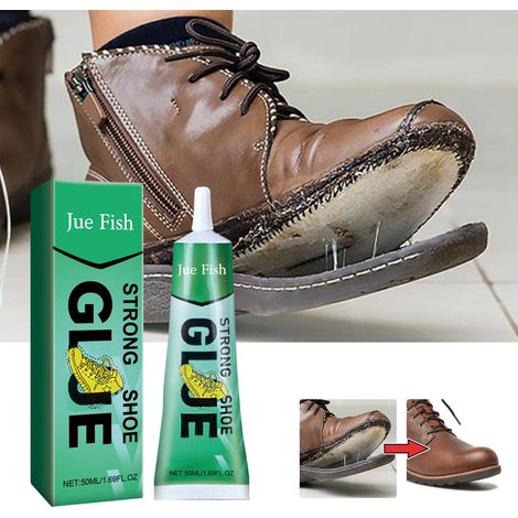 Colle de réparation pour chaussures, séchage rapide, souple, imperméable, spécialement formulée pour réparer les chaussures de sport et les chaussures en cuir - 50 ml (1/5)