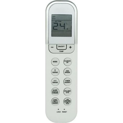 Universal remote control for Midea air conditioner models RG36F, RG36F2, RG36F4, and BGEF – Compatible with full functions (1/4)
