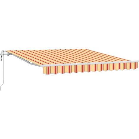 Store banne électrique rétractable, jaune-orange, 300 x 250 cm (1/5)