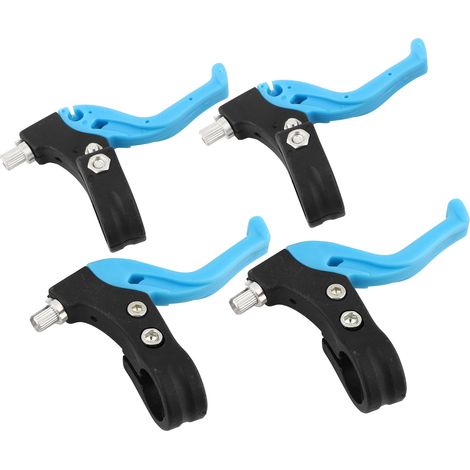 Poignées de Frein Ergonomiques pour Enfants, Réglables pour Guidon de 22.2mm/0.9in, Couleurs Noir et Bleu (1/5)