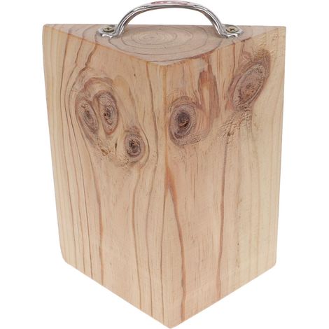 Cale de Roue en Bois et Métal pour Voiture et Moto, Blocs de Calage Robustes, Amélioration Sécurité de Conduite, Prévention du Glissement du Véhicule (1/5)