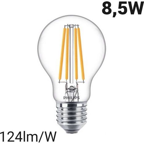 Lámpara Philips led filament bulb 8.5 W 2700 K (1/4)