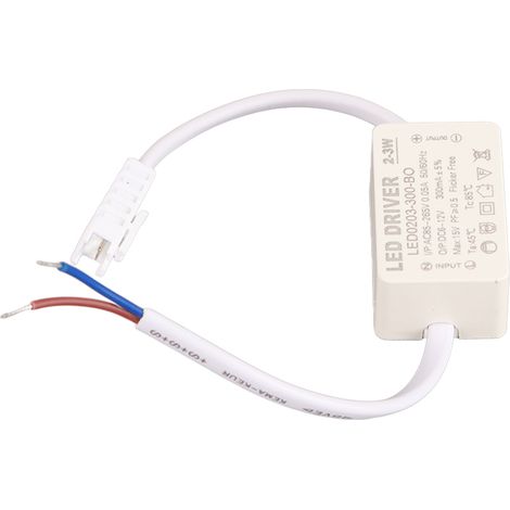 Alimentation LED à Courant Constant 300mA, Haute Puissance AC 85‑265V, Sortie DC 6‑12V pour Éclairage LED