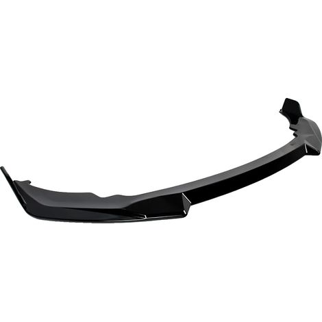 Kit spoiler anteriore, estetica migliorata, struttura resistente, nero lucido (1/2)