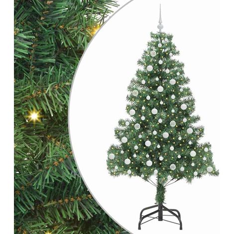 vidaXL Sapin de Noël Vert 210 cm PVC (1/5)