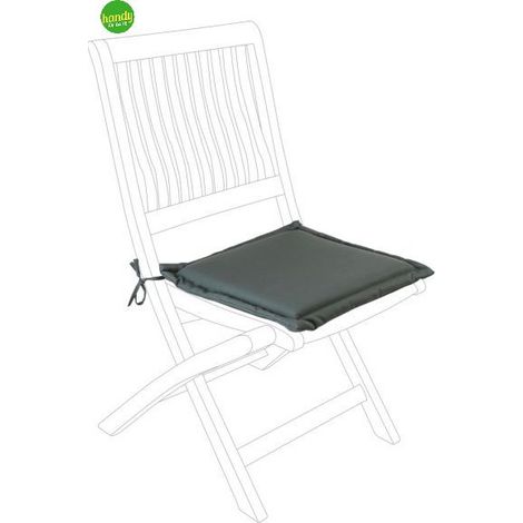 Cuscino Poly 180 Bizzotto antracite seduta quadrata