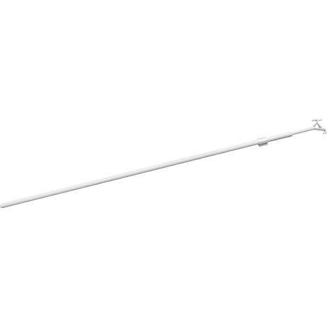 Telescopic Blind Rod Window Blinds Wand Vertical Blind Wand with Hooks Blinds Pulling Rod (1/5)
