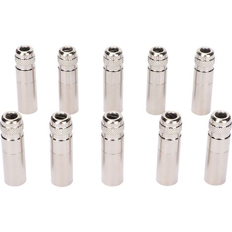 10 pièces connecteurs XLR mâle 4 broches, plug métallique pour microphone table de mixage amplificateur égaliseur (1/5)