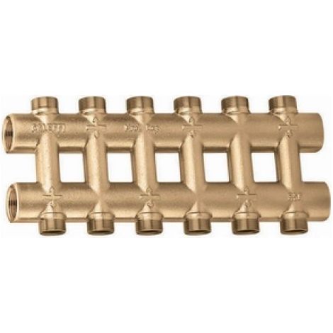 COLLETTORE COMPLANARE FUSO MONOBLOCCO 1&quot 10+10 deriv.