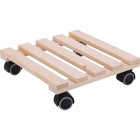 Carrello quadrato in pino 30x30 cm