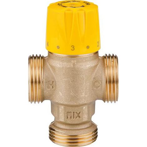 Easyflow Solar Mix 776 30-65°C, DN 20 (1") male vanne mélangeuse thermostatique (1/2)