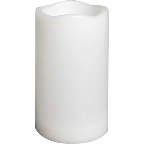 Vela LED con Pilas, Impermeable, Sin Llama, Exterior, para Patio, Jardín, Fiesta, Boda, 7,5x12,5 CM (1/5)