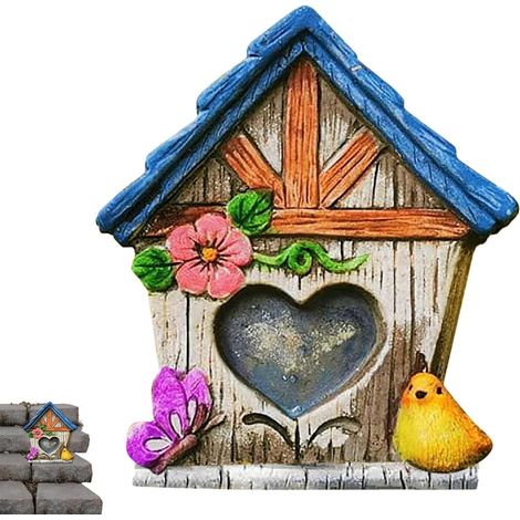 winzige Holz Gartendekoration starkes handgefertigtes