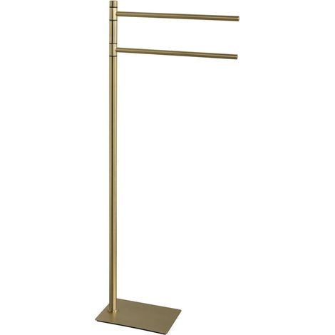 Gedy Trilly Porte-Serviettes Doré Brossé 83.5 cm (1/5)