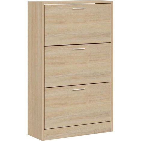 Maison Exclusive - Zapatero madera contrachapada roble Sonoma 63x (1/5)