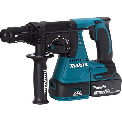 Makita dhr243 - Perforatore senza fili 18 V, 2 x 3,0 Ah, batteria e caricatore in valigetta Makpac - dhr243rfj (1/5)
