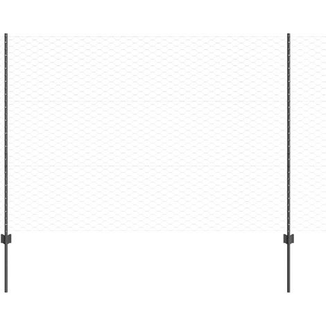 Maison Exclusive - Geschweißter Drahtzaun 25 x 1,5 m (B x H)