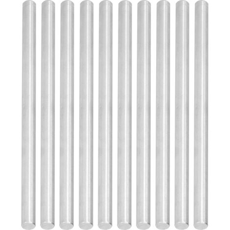 Tige ronde en acier inoxydable 8mm x 100mm, lot de 10 barres droites pour axe robotique DIY, kit d'accessoires de bricolage (1/5)