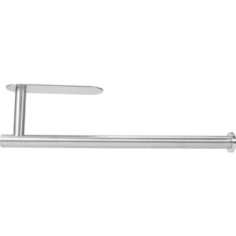 Porte-serviettes en acier inoxydable autocollant pour cuisine salle de bain (1/5)