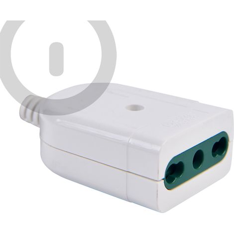 Presa Volante bipasso a 10/16A per connessione Elettrica WISDOM