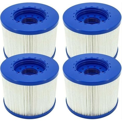 Filtre Spa a Visser, Cartouche Filtre Vis pour Spa Gonflable Pas De Vis 60mm, Cartouche Filtre pour Spa, Compatible pour Cosy Spa, Clever Spa et de Plus 4 pices (1/4)
