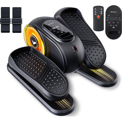 Mini Elliptique Compact, Écran LCD, réglage de vitesse, silencieux et réversible, rééducation et fitness senior, Parfait pour bureau et maison, MERACH