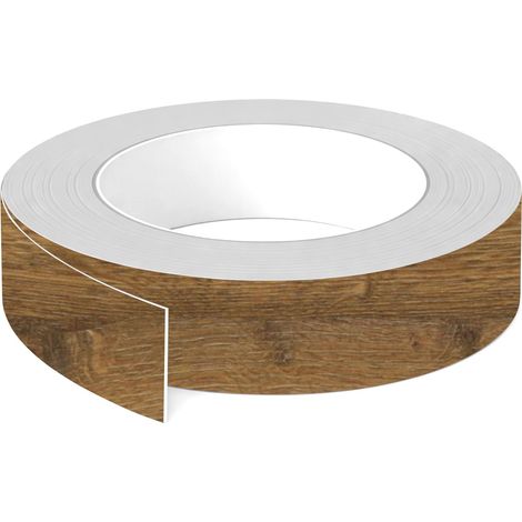 1x Bande de chant ABS sans colle 43 mm x 5 m épaisseur 0,8 mm facile à appliquer bricolage étagère meuble panneau plan de travail bois stratifié, Chêne cognac (1/3)