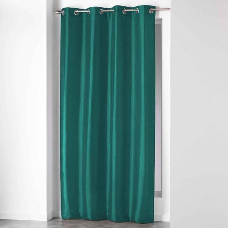 Rideau à Œillets "Shana" 140x240cm Émeraude (1/3)