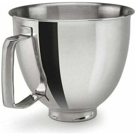 KitchenAid Bol mélangeur en acier inoxydable Kaishanyi Chef Machine Accessoires K5THSBP pour 5QT avec poignée (1/4)
