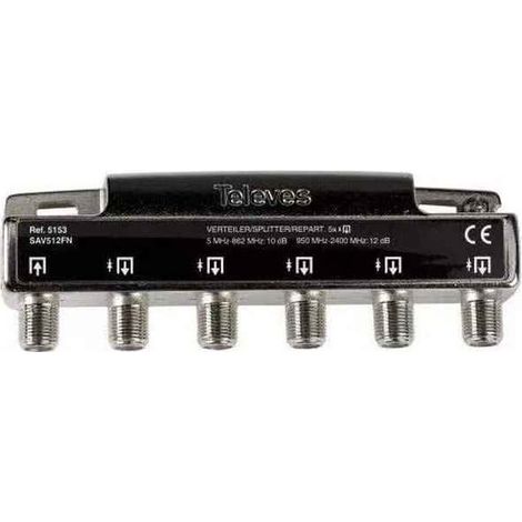 Distributeur TV 5D 5D 5-2400Mhz F TELEVES
