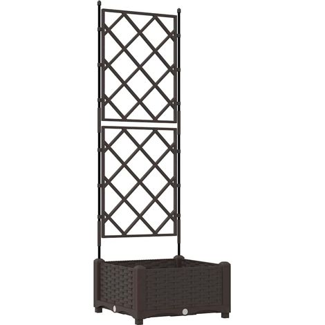 Maison Exclusive - Macetero de Jardín Marrón 40 x 40 x 125,5 cm P (1/5)