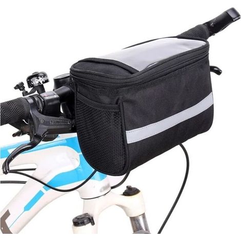 Sac de rangement pour guidon de vélo, sacoche pour cadre de guidon avant, sacoche pour outils de cyclisme en plein air (1/4)