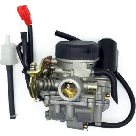 kigbf-49Cc Scooter Carburetor GY6 Four Stroke with Jet Upgrades Carburetor for GY6 49Cc 50Cc 4 Stroke Motorcycle