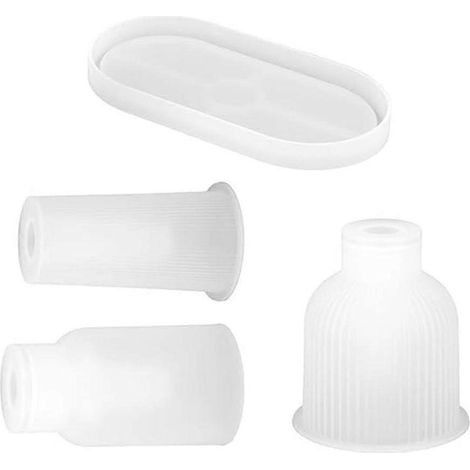 Moules en silicone pour vases, moules de moulage pour la fabrication de magnifiques vases porte-fleurs (1/4)
