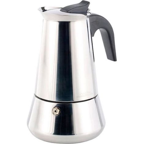 Cafetière italienne design - Cucina Dimodena - Pour induction - Filtre - 15 bar - Gris (1/2)