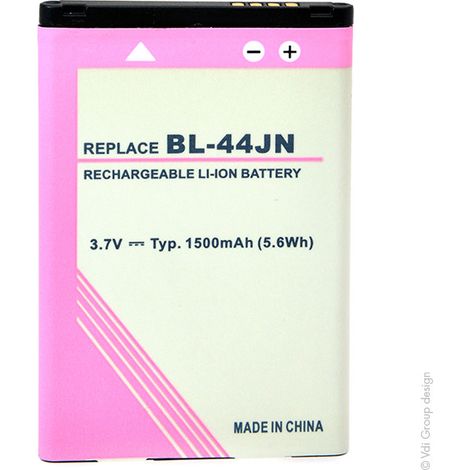 NX - Batterie téléphone, smartphone, GSM pour LG 3.7V 1500mAh - BL-44JN1ICP5/44/65EAC6 (1/4)