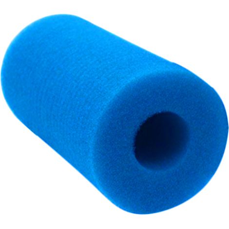 Filtre de piscine, filtre pour Intex Type A, cartouche de mousse réutilisable/lavable, éponge nettoyante, bleu 10cm x 20cm